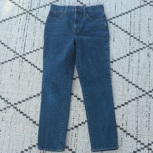 Madewell Straight Leg Jeans - Deep Blue